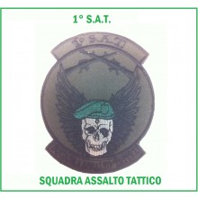 Ricamo S.A.T. Squadra Assalto Tattico Berretti Verdi Art.NSD-BV