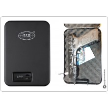 Cassetta di Sicurezza per Pistola Nera ,Metallo, con Chiusura a Combinazione Beretta Colt PX4 ecc. Art.27171