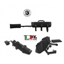 Protezione Fucile Ottica e Canna in cordura Imbottito Carabina Nero Vega holster Italia  Art. 2FC98