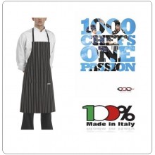 Grembiule Cucina Pettorina con Tascone cm 90x70 Bip Apron America Ego Chef Italia Art. 6103113C