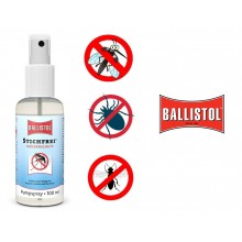 Spray Ballistol Liberi Da Punture 3 in 1 100ml Zanzare Zecche Tafani Mosche Campeggio Vacanze Montagna Alpinismo Art. 26933