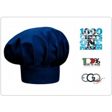 Cappello Cuoco chef Unisex Blu Nevy Chef Ego Chef Italia Art.7000006C