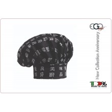 Cappello Copricapo Berretto Cap Cuoco Chef Ego Chef Italia Chen-da  Art.7000115A