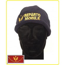 Berretto Zuccotto Papalina Watch Cap in Pile Polizia di Stato Reparto Mobile Art.NSD-PSRM
