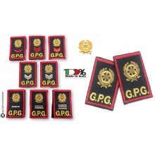 Tubolari PVC3D Bordo Verde Rosso Giallo Blu GPG REPUBBLICA® Guardie Giurate  Guardia Particolare Giurata Art. GPG-REP-PVC3D