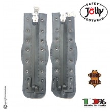Zipper Coppia Cerniere di Ricambio Per Anfibi Jolly Scarpe Originali 6200/GA Vera Pelle Italia  Art.1RCE