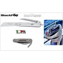 Coltello da Marinaio Black Fox  Sailing Knife Full Stainless Steel  Coltello Barca Mare Barca a Vela BF237 BF 237  Art. BF-237