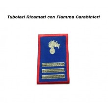 Gradi Tubolari Estivi Carabinieri Ricamati con Fiamma New Maresciallo Capo non più in uso Art.CC-TA9