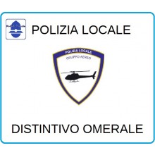 Distintivi Di Specialità Omerali Polizia Locale Gruppo Aereo Art.NSD-PLGA