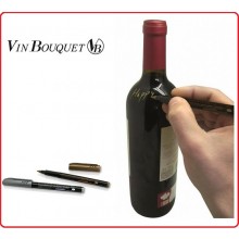 Pennarelli Indelebili per Bottiglie di Vino 2 pezzi 1 Oro 1 Argento Vin Bouquet VB Art.FIA023