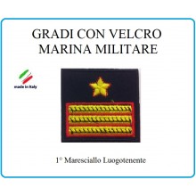 Grado a Velcro Giubbotto Navigazione Marina Militare 1 Maresciallo Luogotenente  Art.M-15
