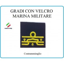 Grado a Velcro Giubbotto Navigazione Marina Militare Contrammiraglio  Art.M-24