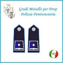 Gradi Metallo Polizia Penitenziaria per Drop Ispettore Superiore  Art.PP-12