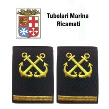Gradi Tubolari Ricamati Marina Militare Italiana Nocchiere di Porto Capo di 3 Classe Art.MM-17