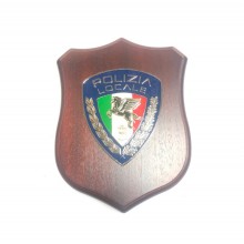 Crest Quadretto Polizia Locale PL Pegaso Nuovo Logo Nazionale  Art. 955