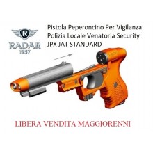 Pistola Peperoncino Autodifesa per Vigilanza Security Polizia Locale Piexon JPX JET STANDARD Radar 1957 LIBERA VENDITA Art. 8200-0009