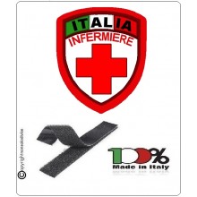 Patch Scudetto Croce Rossa Italiana Infermiere Nuovo Modello  CRI Art.CRI-INF