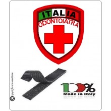 Patch Scudetto Croce Rossa Italiana Odontoiatra Nuovo Modello  CRI Art.CRI-OD