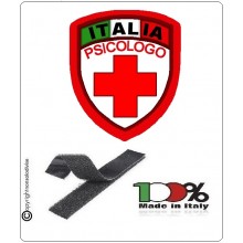 Patch Scudetto Croce Rossa Italiana Psicologo Nuovo Modello  CRI Art.CRI-PS