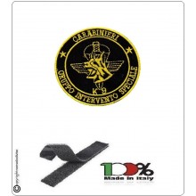 Patch Toppa con Velcro Carabinieri G.I.S. Gruppo Intervento Speciale K9 Art. GIS-18