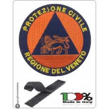 Patch Ricamata con Velcro Protezione Civile Regione Veneto  Art. PC-VEN