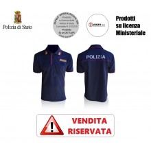 Polo Polizia di Stato Manica Corta Stradale Volante Squadra Mobile Modello Nuovo VENDITA RISERVATA  Art. NSD-POLO-PS