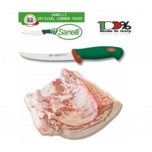 Linea Premana Professional Knife Coltello Disosso Curvo cm 16 Sanelli Italia Cuoco Chef Ristorante Macelleria  Art. 109616