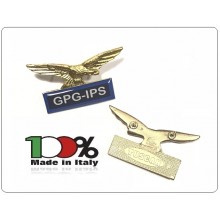 Spilla Aquila Distintivo Di Specialità Guardia Particolare Giurata Incaricato di Pubblico Sevizio   G.P.G. I.P.S Art.718-G.P.G.