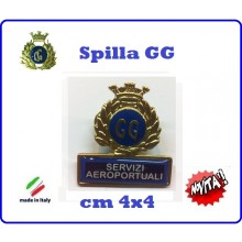 Spilla Armetta New Distintivo Di Specialità GG  SERVIZI AREOPORTUALI Art.430-3