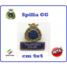 Spilla Armetta New Distintivo Di Specialità GG  TRASPORTO VALORI Art.430-4
