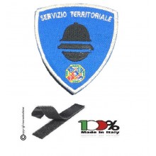 Patch Scudetto con Velcro Polizia Locale Servizio Territoriale Lazio  Art. PL-SVL
